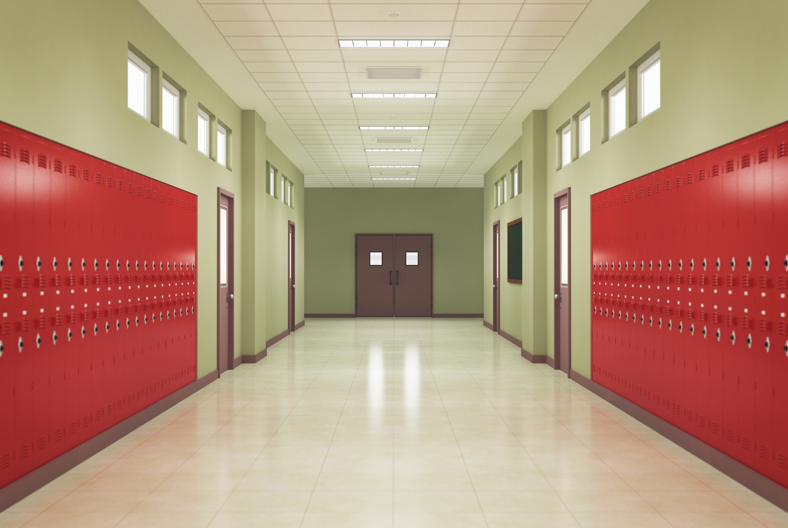 School hallway